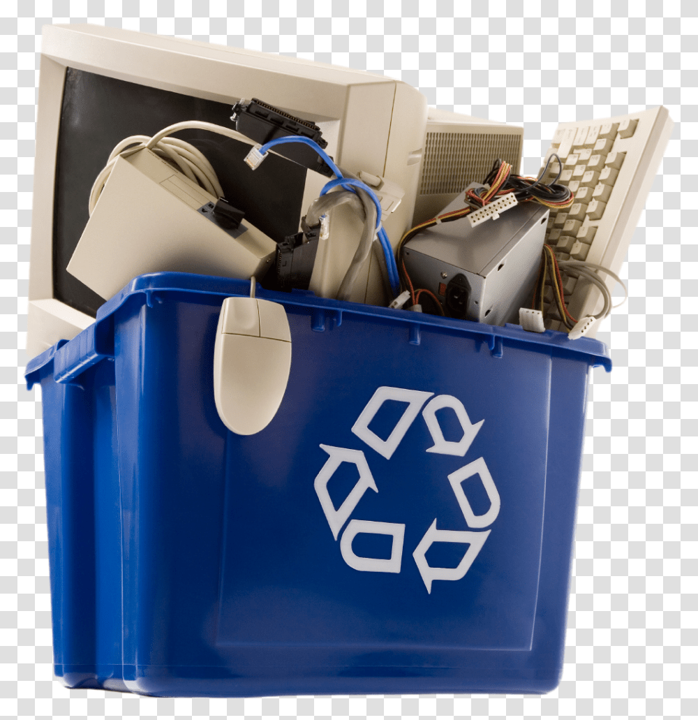 Electronics Recycling, Recycling Symbol, Box Transparent Png
