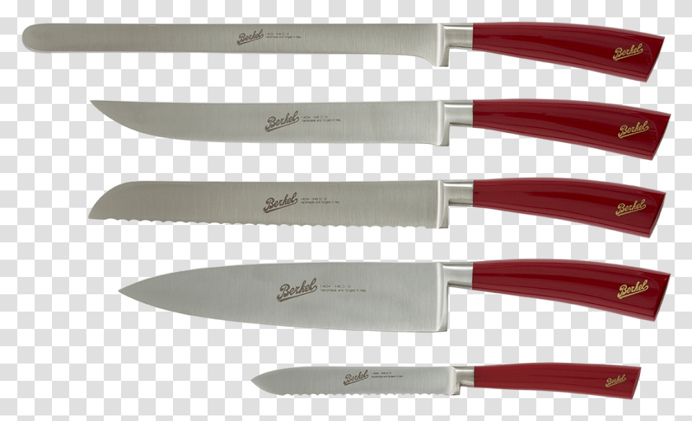Elegance Chef Set Of 5 Knives Knife, Blade, Weapon, Weaponry, Letter Opener Transparent Png