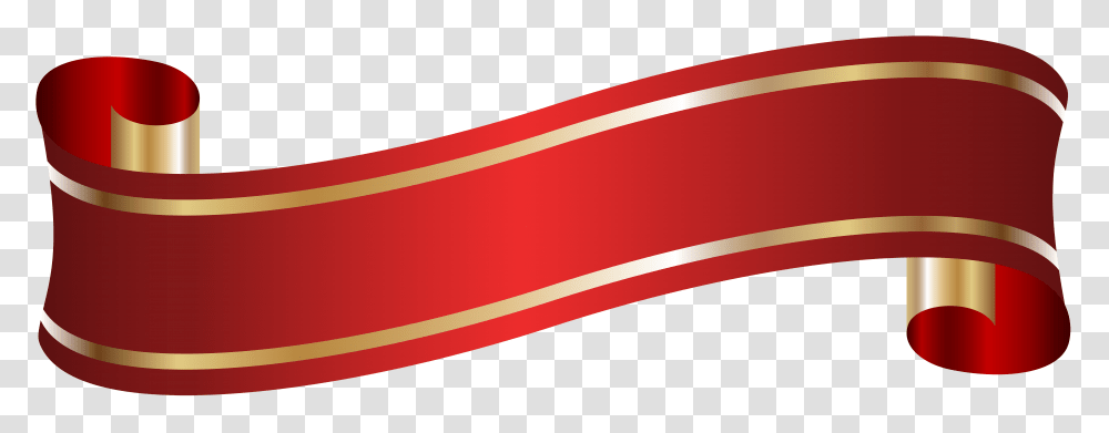 Elegant Banner Red Clip, Bow, Weapon, Weaponry Transparent Png