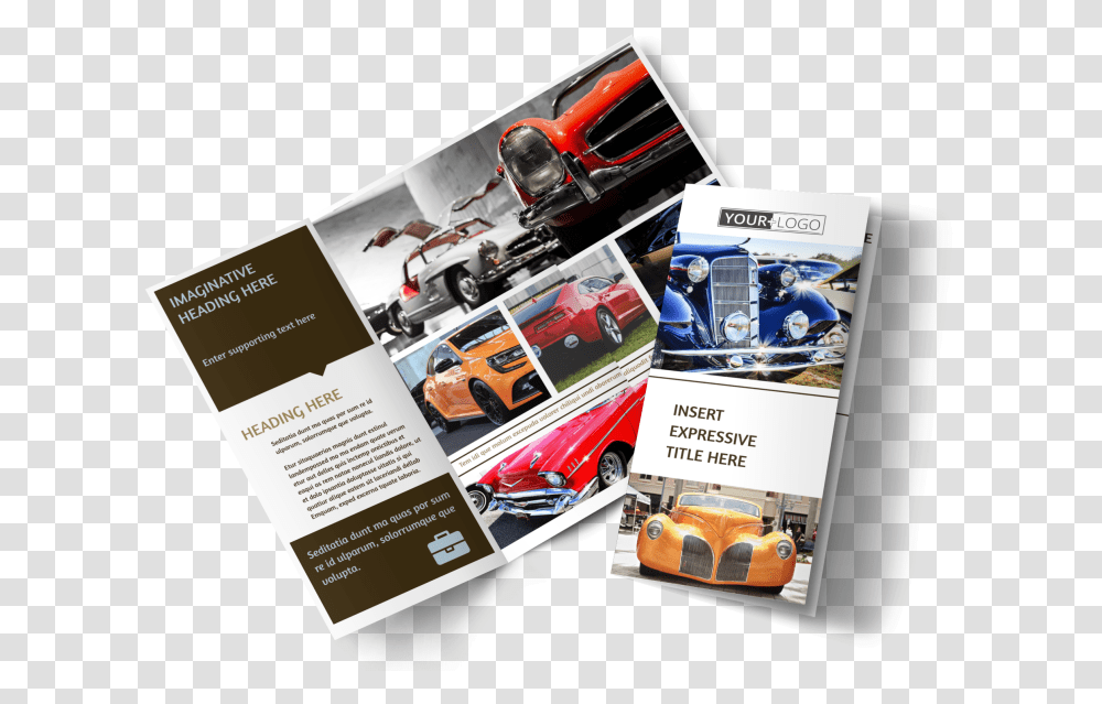 Elegant Car Show Brochure Template Preview Lamborghini, Flyer, Poster, Paper, Advertisement Transparent Png
