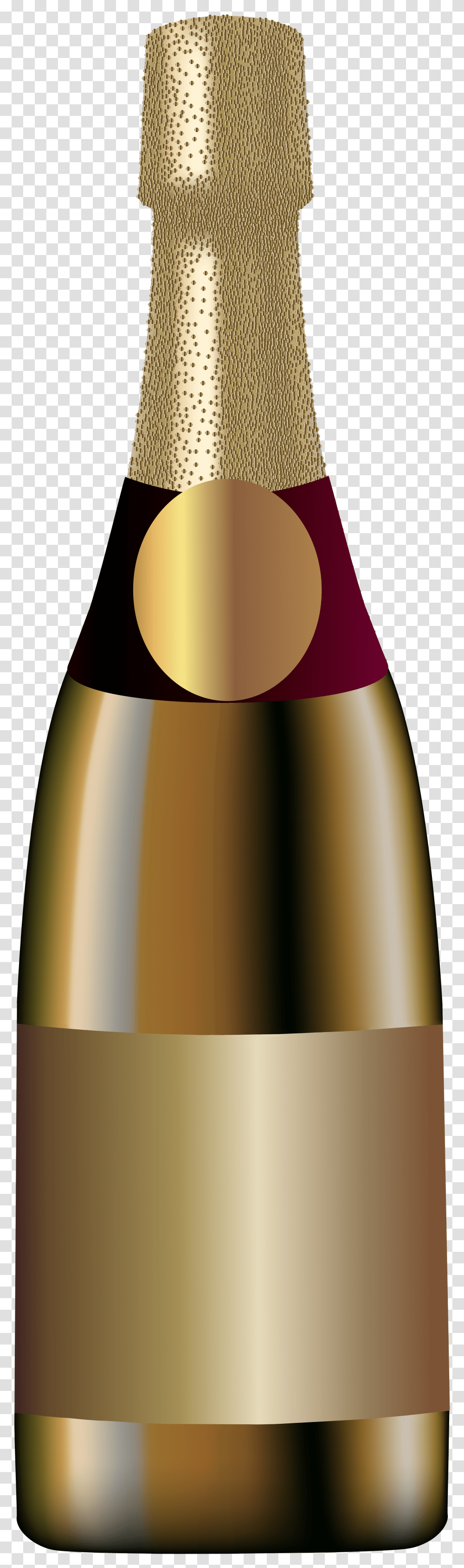 Elegant Champagne Bottle Clip Art Image Transparent Png