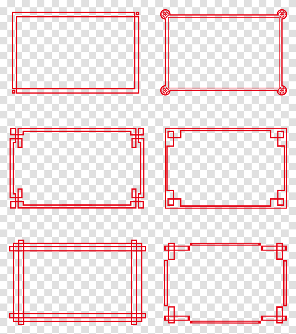 Elegant Chinese Style Border Simple Atmospheric Pattern, Digital Clock, Scoreboard, Lighting Transparent Png