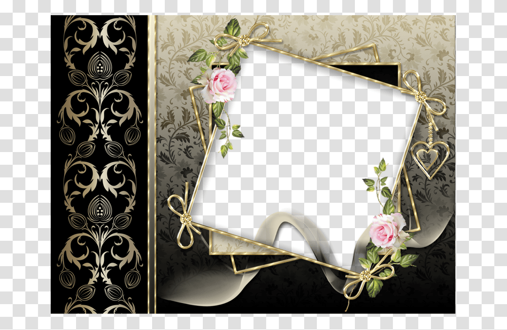 Elegant Frames Background, Floral Design, Pattern Transparent Png