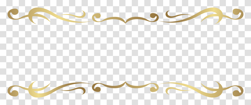 Elegant Gold Border, Floral Design, Pattern Transparent Png