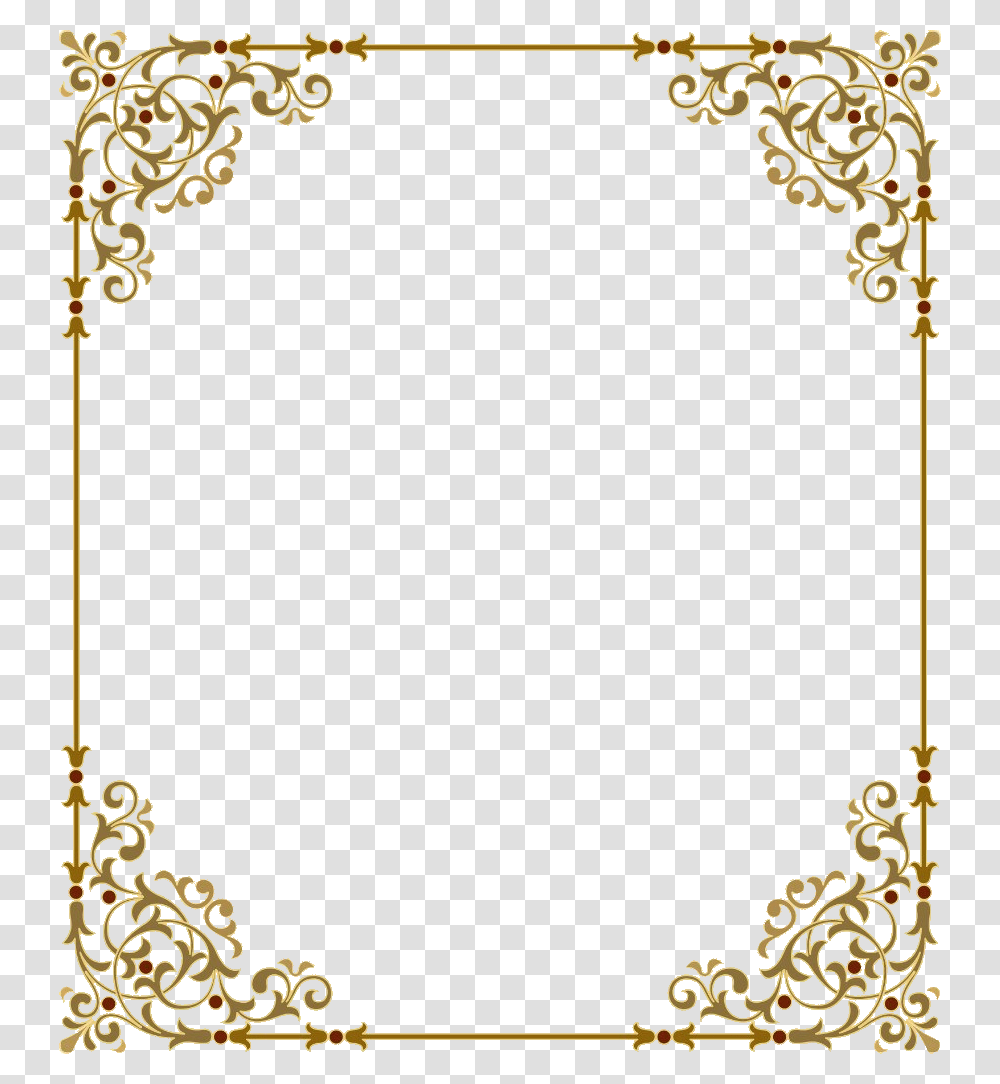 Elegant Gold, Oval, Pattern, Floral Design Transparent Png