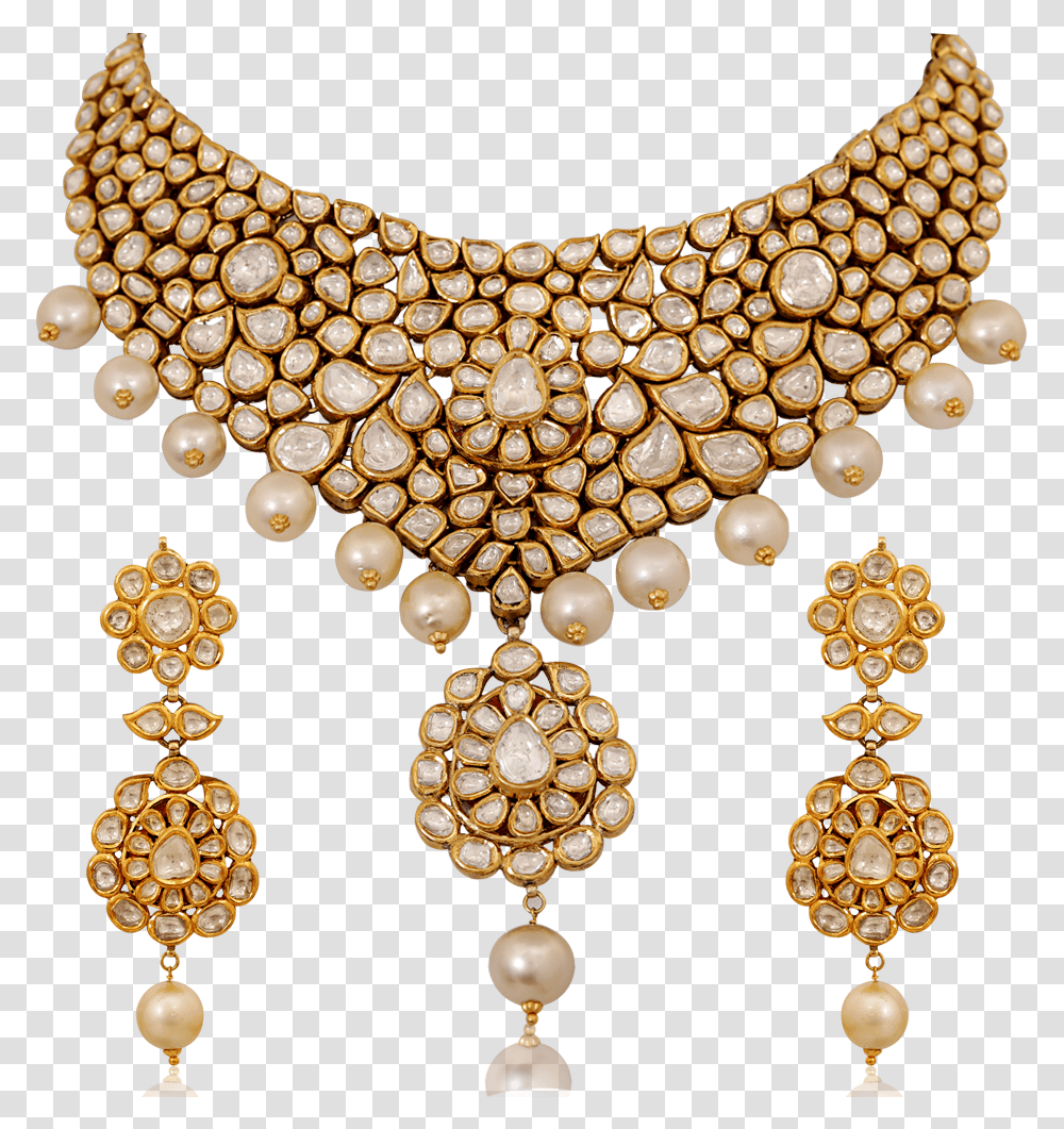 Elegant Kundan Choker Necklace Necklace, Jewelry, Accessories, Accessory, Diamond Transparent Png