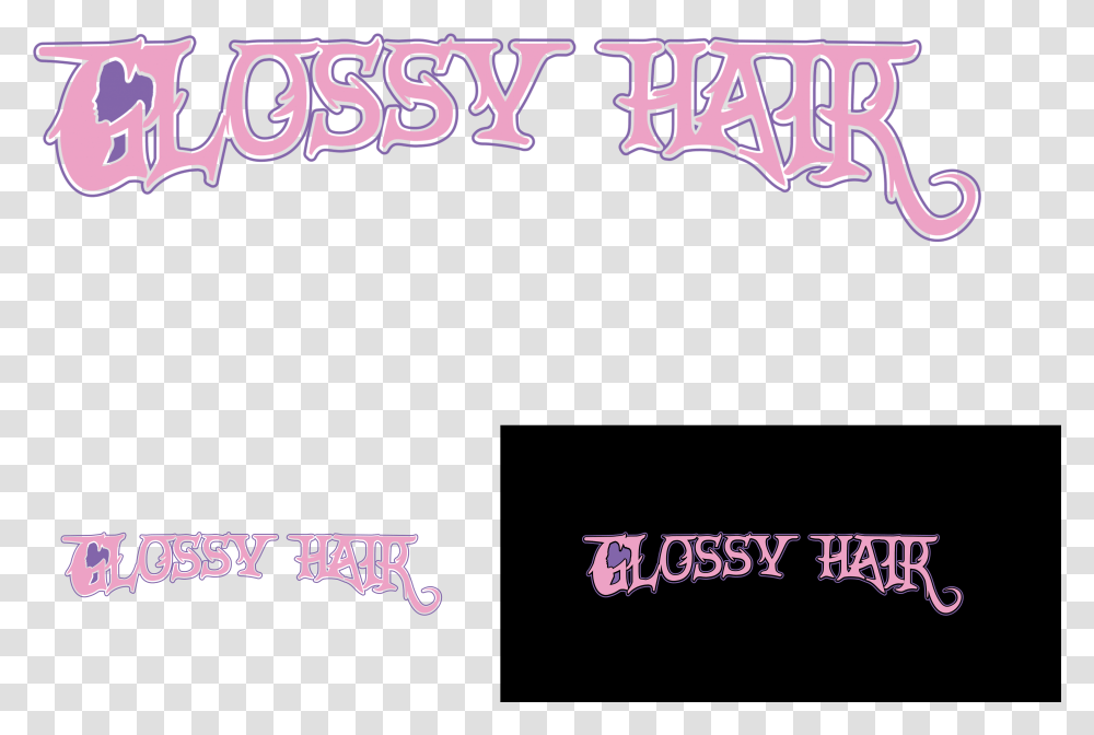 Elegant Playful Hair Logo Design For Glossy By Language, Text, Alphabet, Label, Word Transparent Png