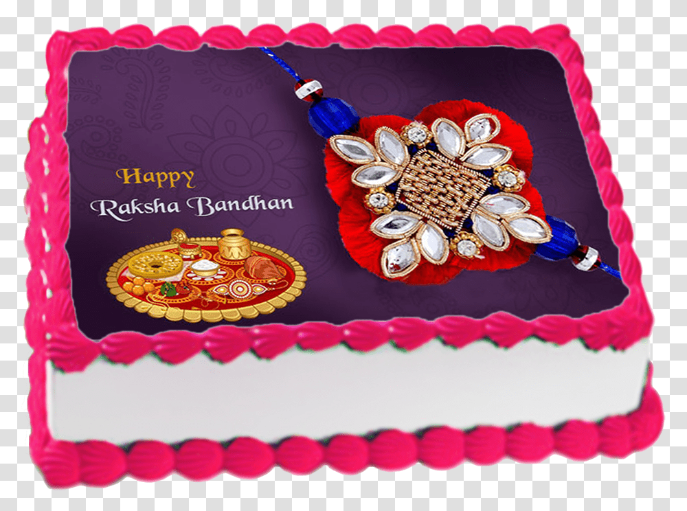 Elegant Raksha Bandhan Happy Friendship Day Cake, Birthday Cake, Dessert, Food, Greeting Card Transparent Png