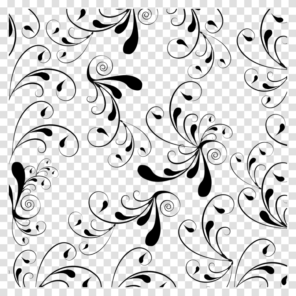 Elegant Swirl Background, Cross, Number Transparent Png