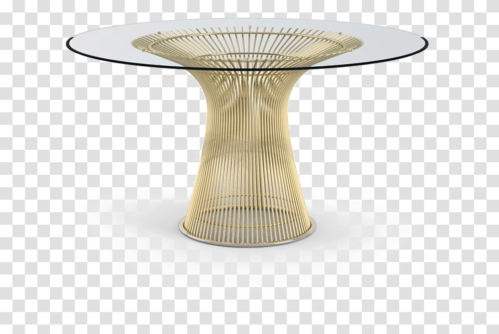 Elegant Table Image Platner Dining Table Gold, Sink Faucet, Lamp, Plant, Furniture Transparent Png