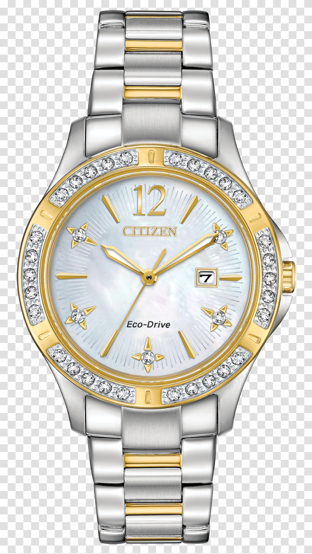 Elektra Main View Citizen Eco Drive Ladies Watch With Diamonds, Wristwatch, Clock Tower, Architecture, Building Transparent Png