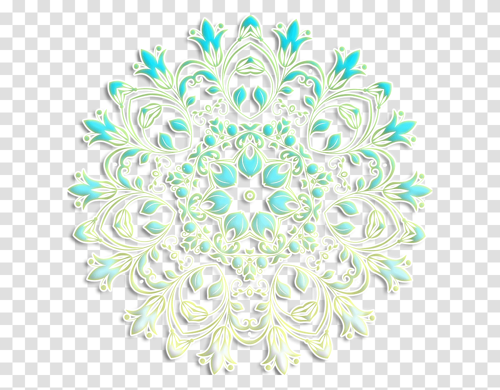 Element Scrapbook Lace Embroidery Flowers Radial Symmetry Stained Glass, Pattern, Floral Design Transparent Png
