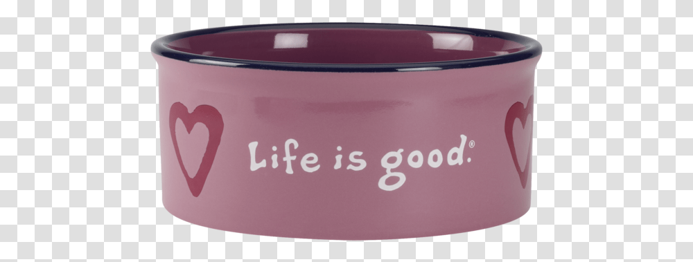 Elemental Heart Dog Bowl Life Is Good, Pottery, Box, Soup Bowl, Cooker Transparent Png