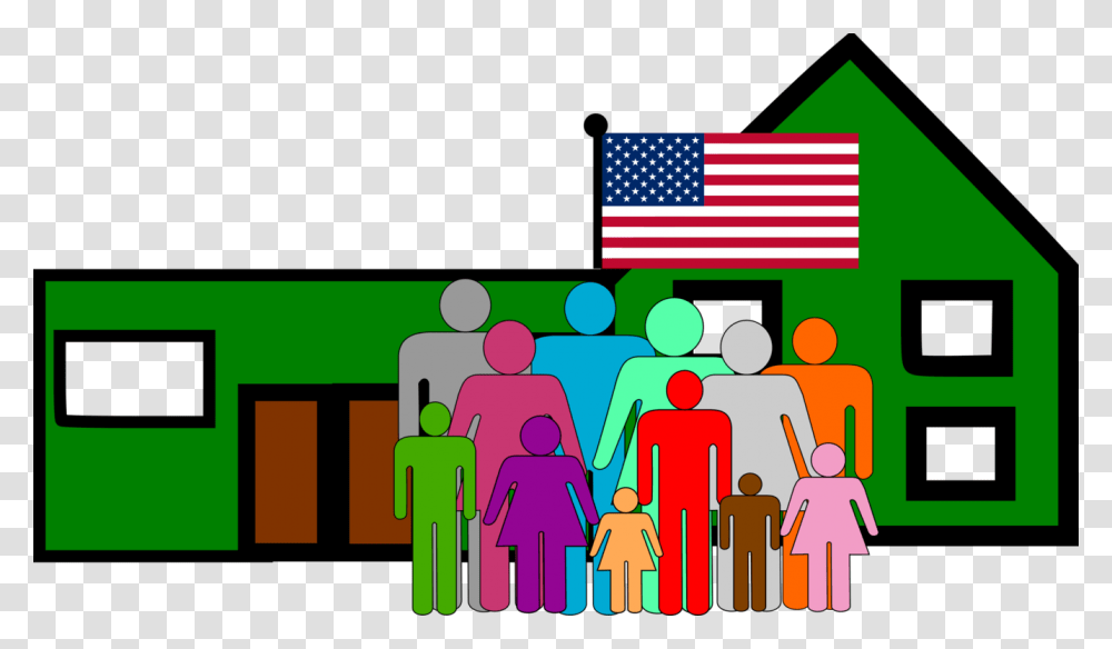 Elementary School Computer Icons First Day Of School Free, Flag, American Flag Transparent Png