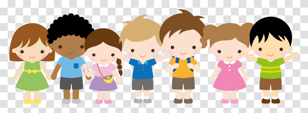 Elementary School Kids Cartoon, Family, Girl, Female, Photography Transparent Png