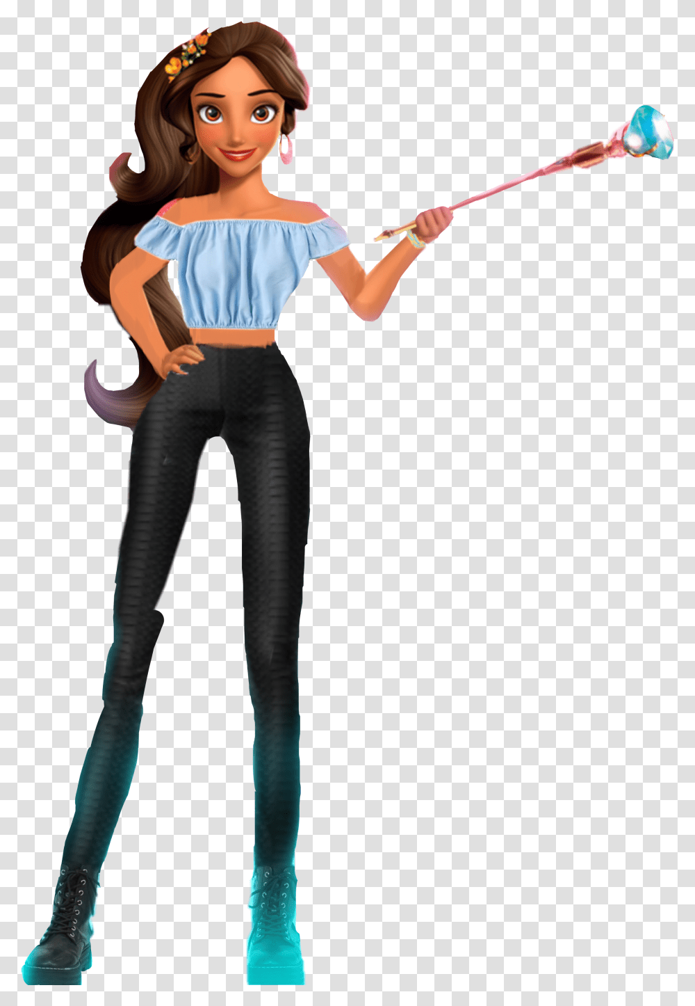 Elenaofavalor Disney Sticker By Sparkly Elena Of Avalor, Clothing, Pants, Person, Performer Transparent Png