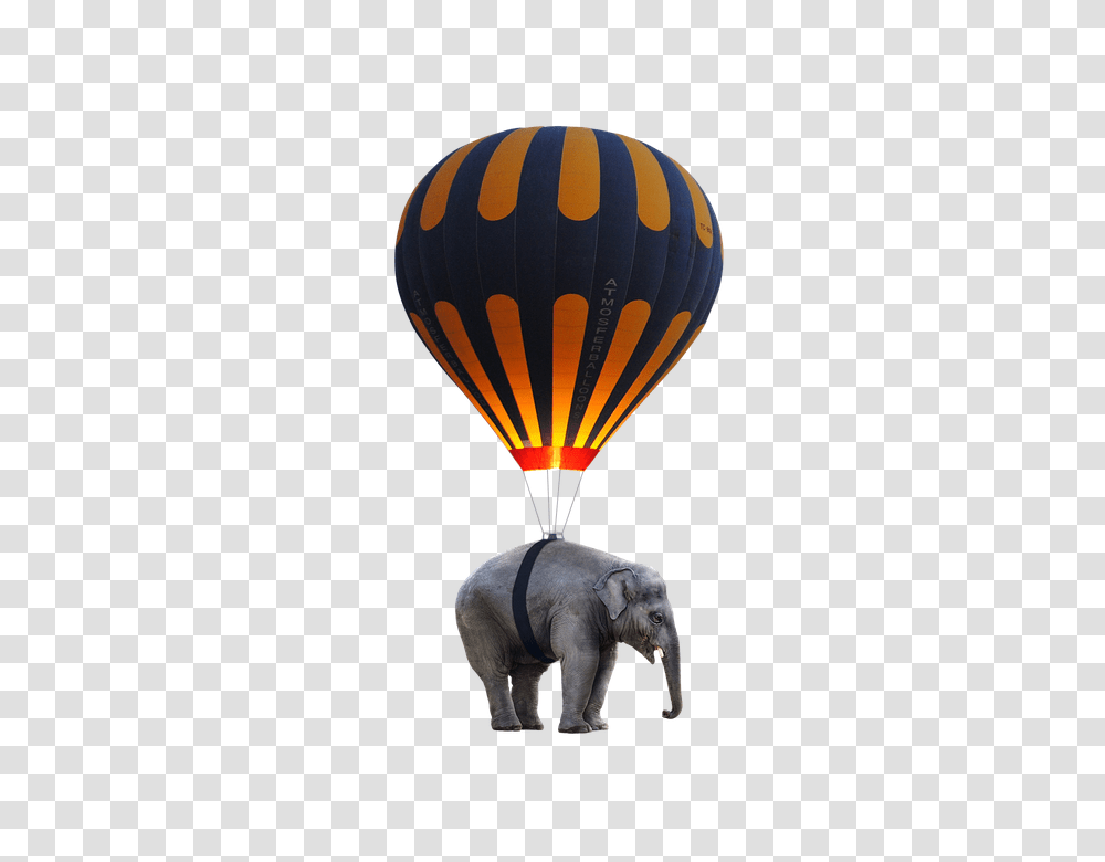 Elephant 960, Transport, Hot Air Balloon, Aircraft, Vehicle Transparent Png