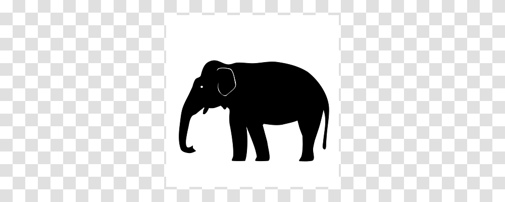 Elephant Wildlife, Mammal, Animal, Silhouette Transparent Png