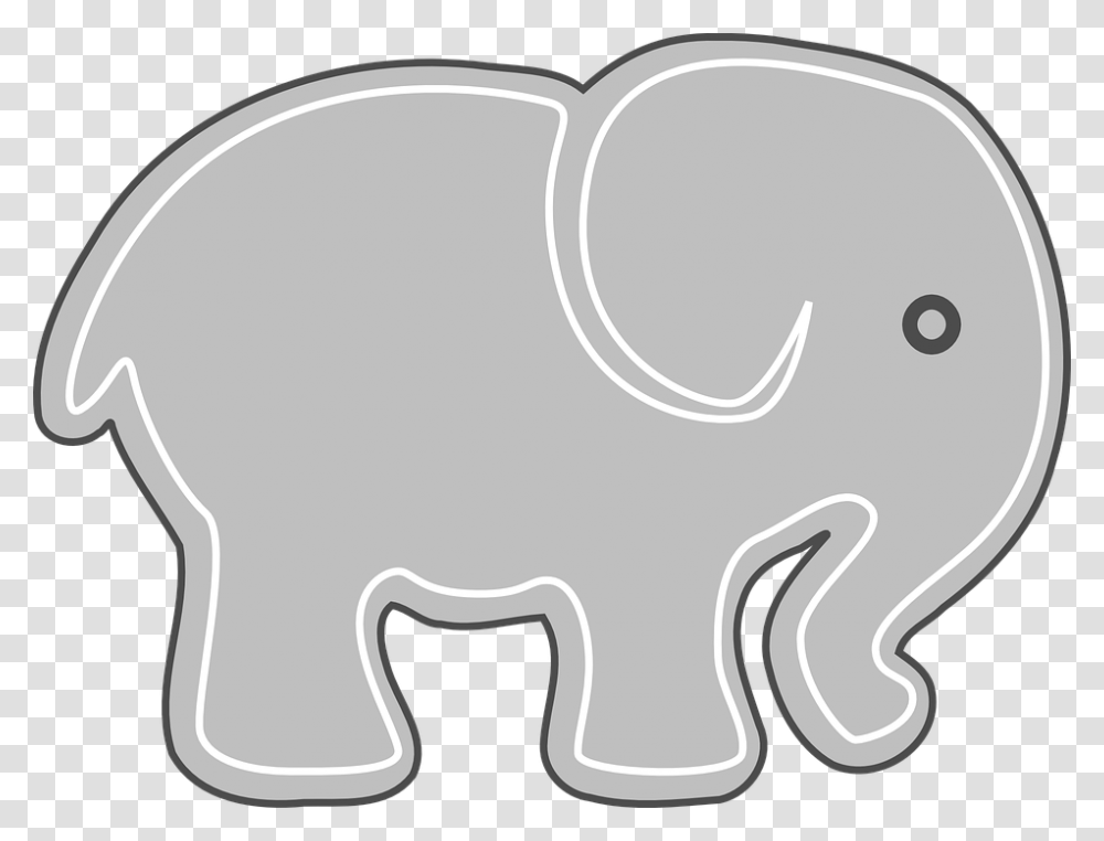 Elephant Africa Safari Gray Mammal Wildlife, Animal, Pig, Piggy Bank Transparent Png