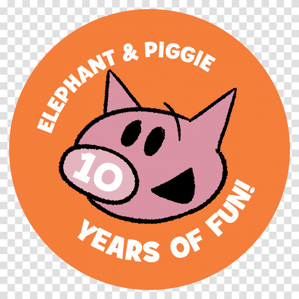 Elephant And Piggie Trunk Clipart Pumpkin Cat, Label, Logo Transparent Png