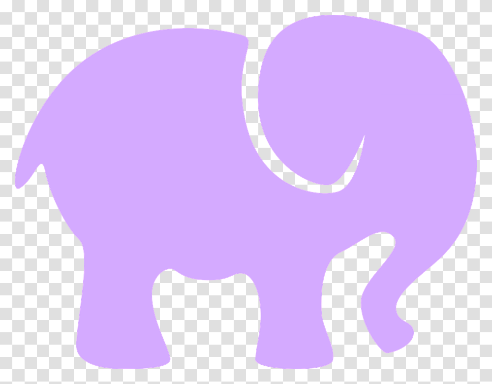 Elephant Baby Decoration Silhouette Design Gray Purple Elephant Clip Art, Piggy Bank, Mammal, Animal Transparent Png