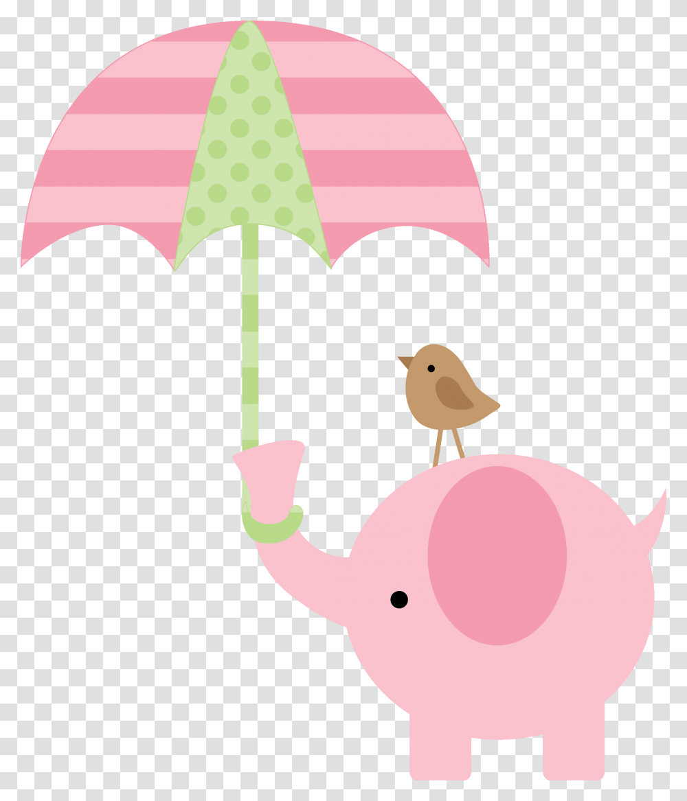 Elephant Baby Shower Clipart, Bird, Animal, Canopy, Umbrella Transparent Png