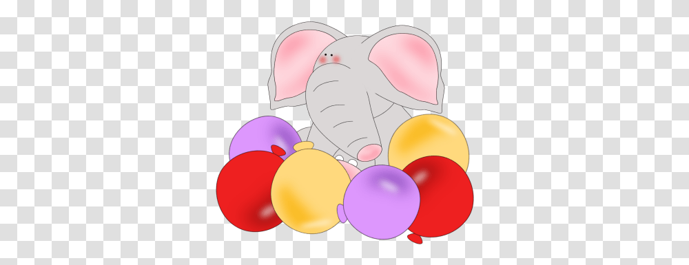 Elephant Birthday Balloons Clip Art Elephant Birthday Birthday, Sweets, Food, Confectionery Transparent Png