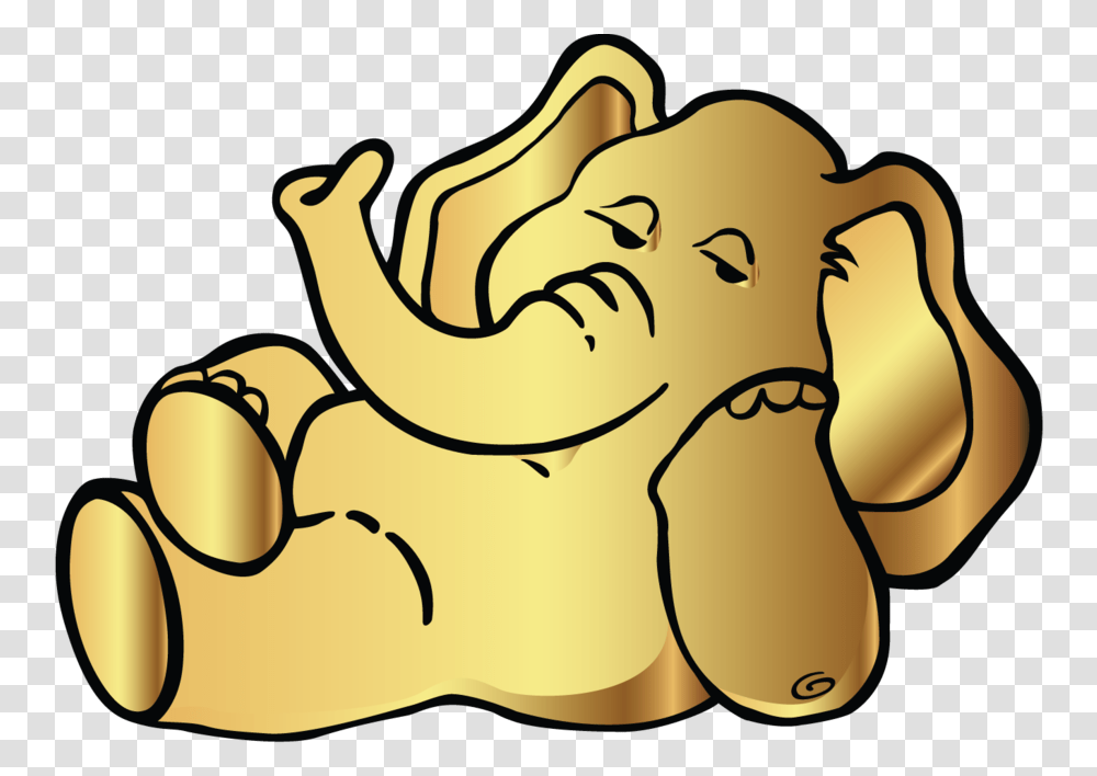 Elephant By Himself, Animal, Food, Hand, Mammal Transparent Png
