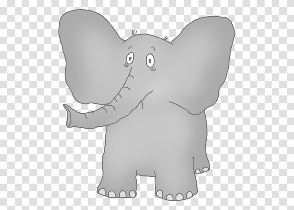 Elephant Clip Art Desenho Elefante Em P, Plush, Toy, Stencil, Silhouette Transparent Png