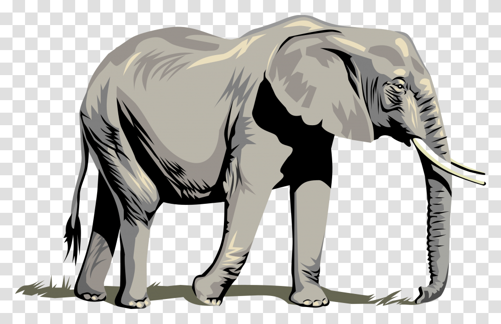 Elephant Clipart For Web Background Elephant Clipart, Wildlife, Animal, Mammal Transparent Png