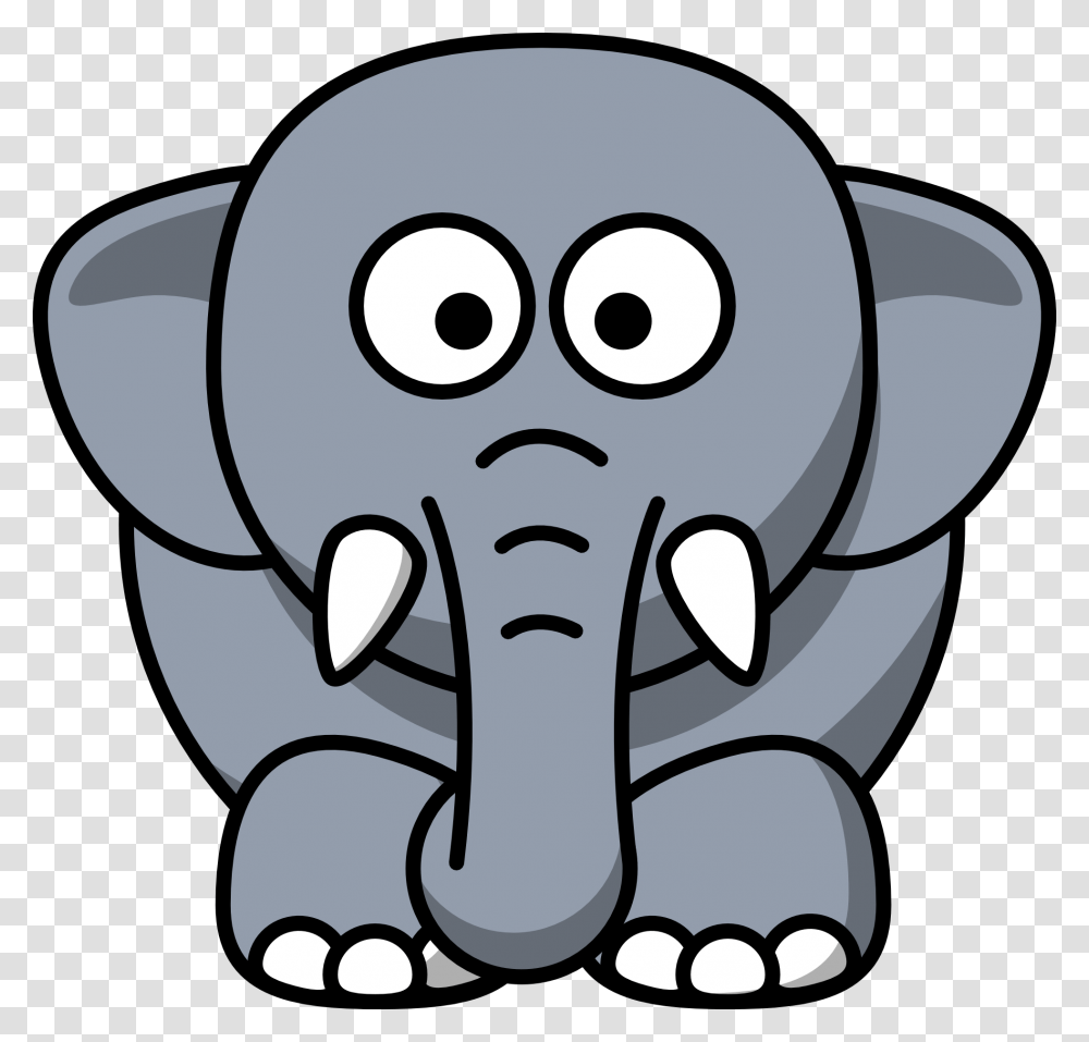 Elephant Clipart, Mammal, Animal, Stencil, Wildlife Transparent Png