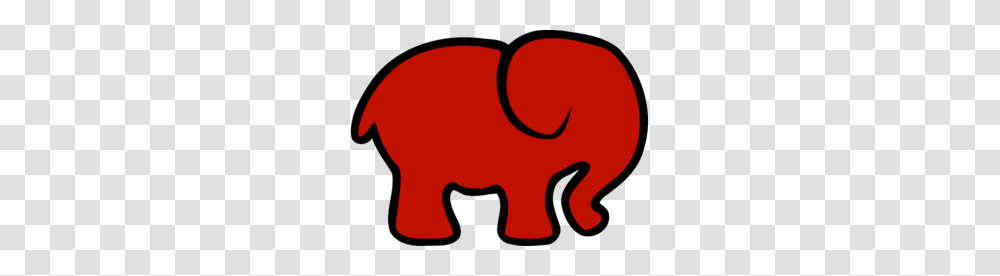 Elephant Clipart Red, Mammal, Animal, Wildlife, Piggy Bank Transparent Png