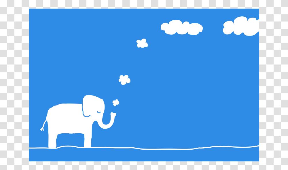 Elephant Cloud, Animals, Outdoors, Nature, Wildlife Transparent Png