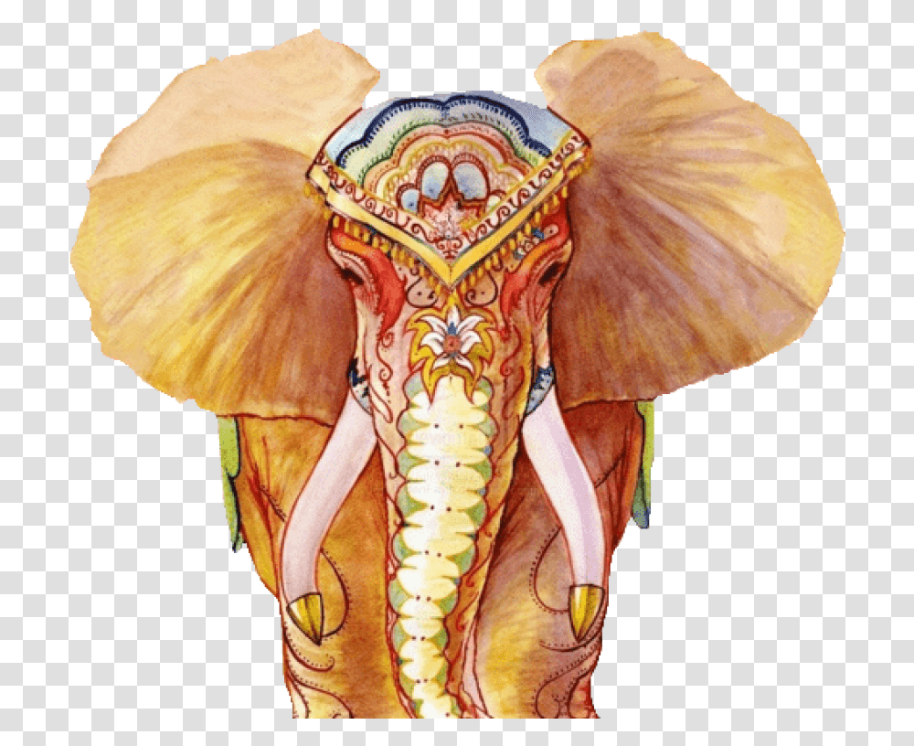 Elephant Drawing Indian Elephant Ceremonial Dress, Skin, Architecture, Building Transparent Png