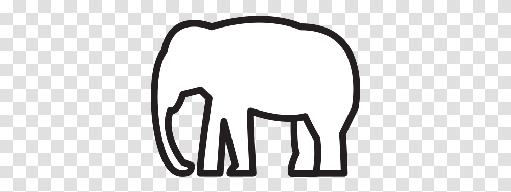 Elephant Free Icon Of Selman Icons Horizontal, Label, Text, Symbol, Stencil Transparent Png