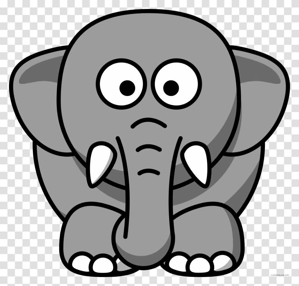Elephant Head Animal Free Black White Clipart Images Clipart Elephant, Mammal Transparent Png