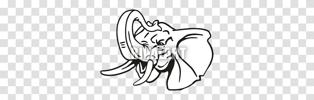 Elephant Head Clipart, Animal, Hook, Mammal, Claw Transparent Png
