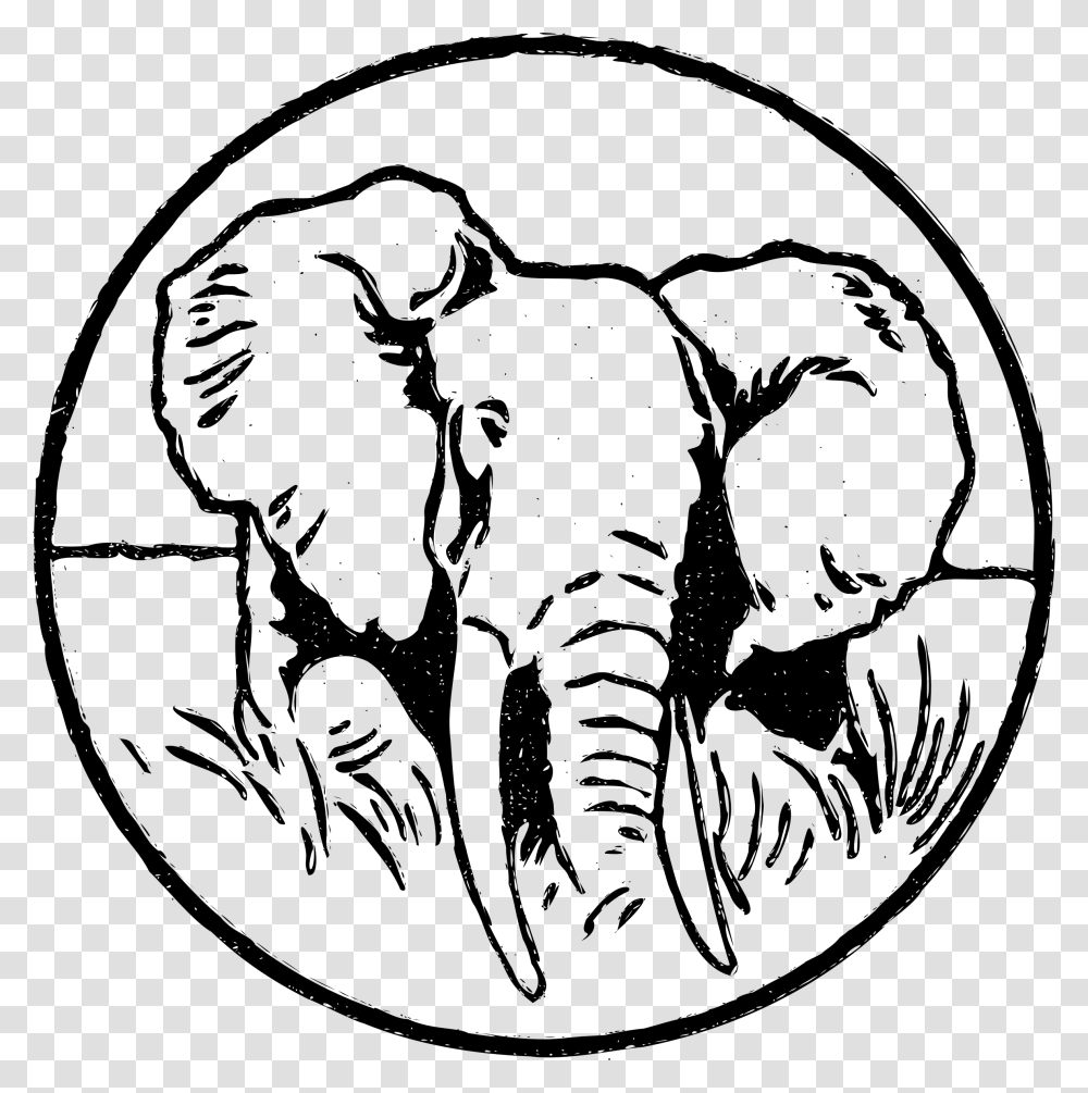 Elephant Head Clipart Indian Elephant, Gray, World Of Warcraft Transparent Png