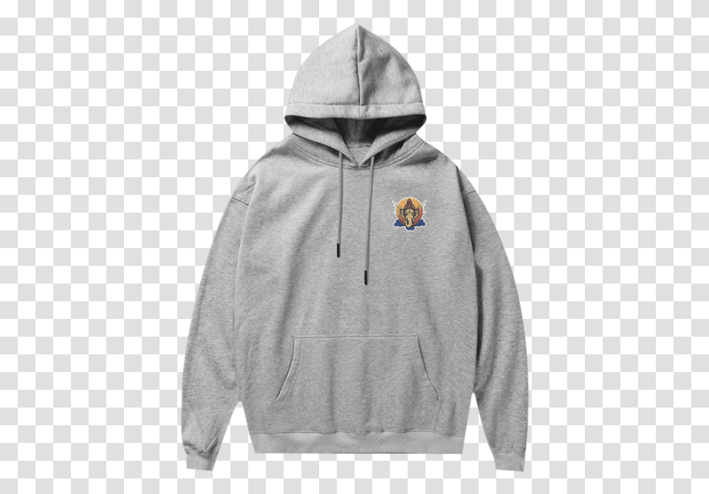 Elephant Head Print Pullover Fleece Hoodie Gray Cute Christmas Hoodie, Clothing, Apparel, Sweatshirt, Sweater Transparent Png