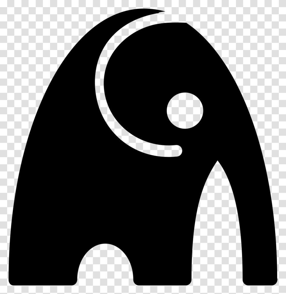 Elephant Icon Gajah, Logo, Trademark, Number Transparent Png
