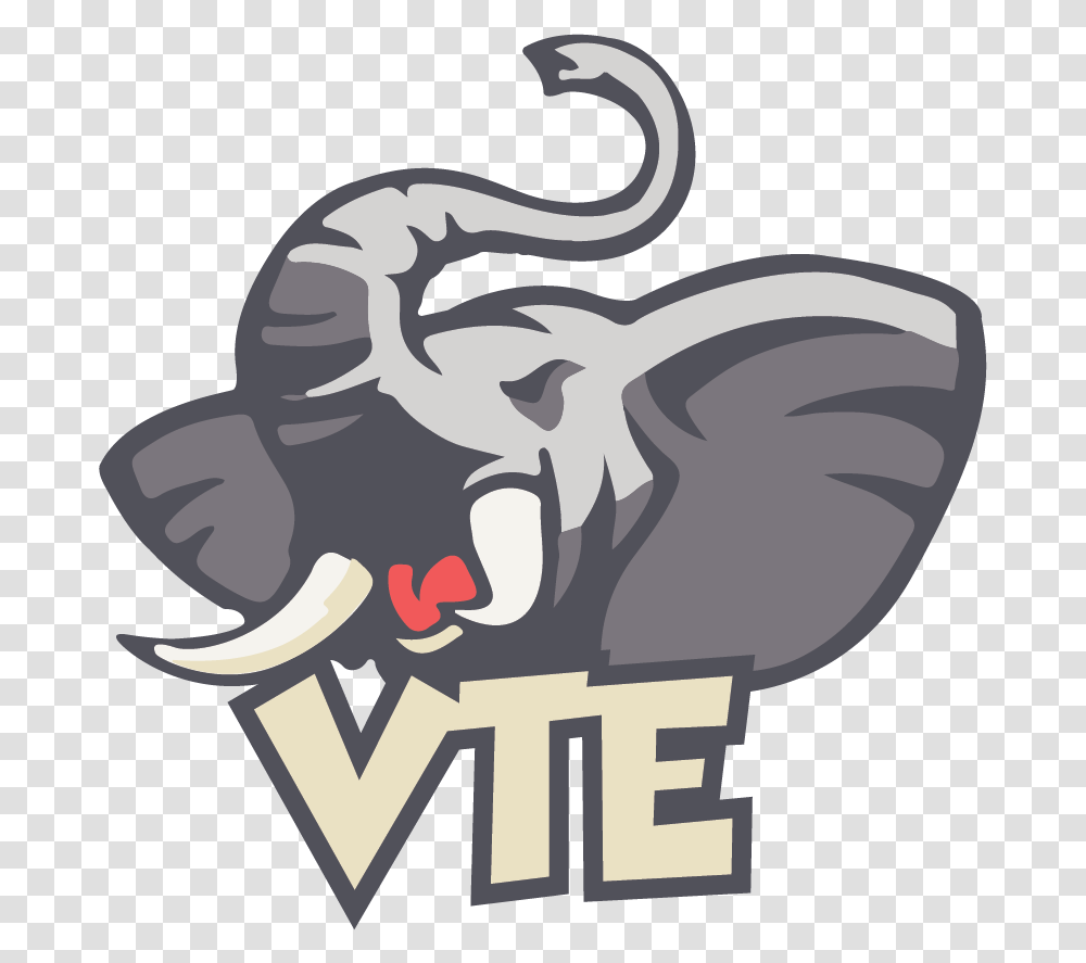 Elephant Logo Esports, Dragon, Statue, Sculpture Transparent Png