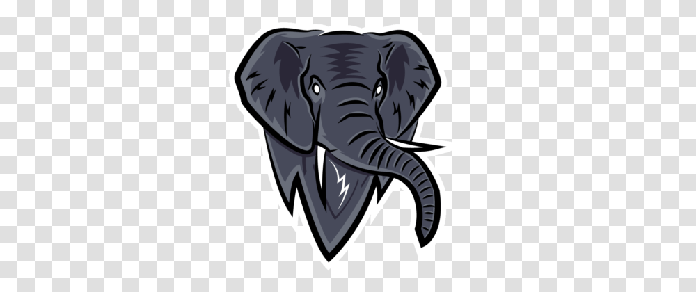 Elephant Logo Mascot Design Big, Animal, Zebra, Wildlife, Mammal Transparent Png