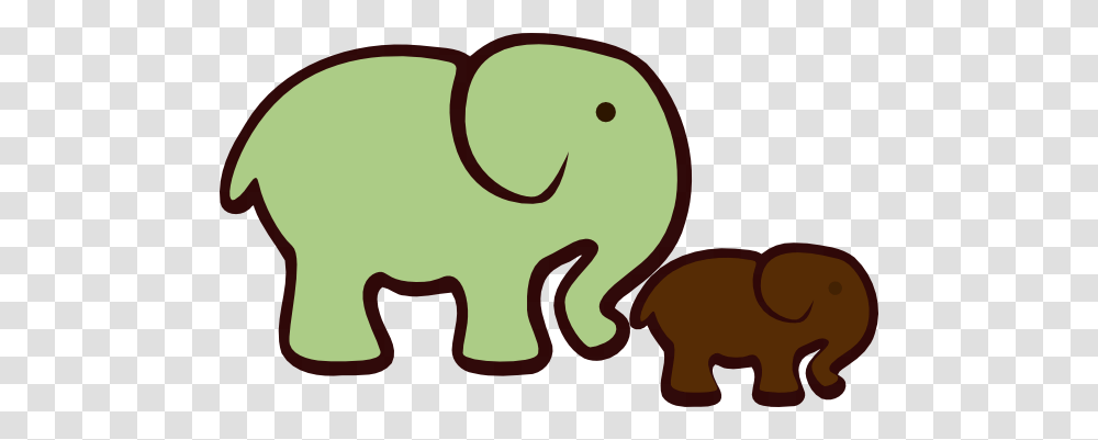 Elephant Mom Baby Clip Art, Animal, Mammal, Buffalo, Wildlife Transparent Png