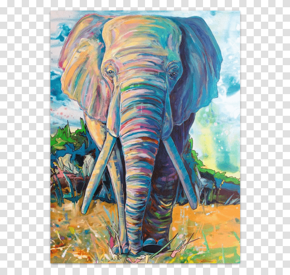 Elephant Poster Real Color Of Elephant, Wildlife, Mammal, Animal Transparent Png