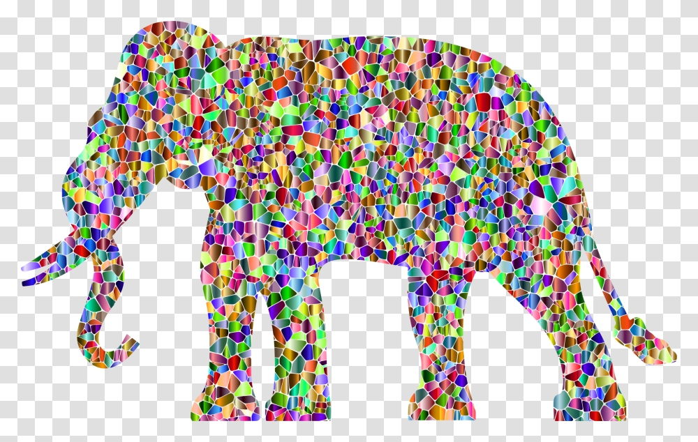 Elephant Silhouette Clipart Background Elephant Clipart, Modern Art, Sweater, Clothing, Mammal Transparent Png