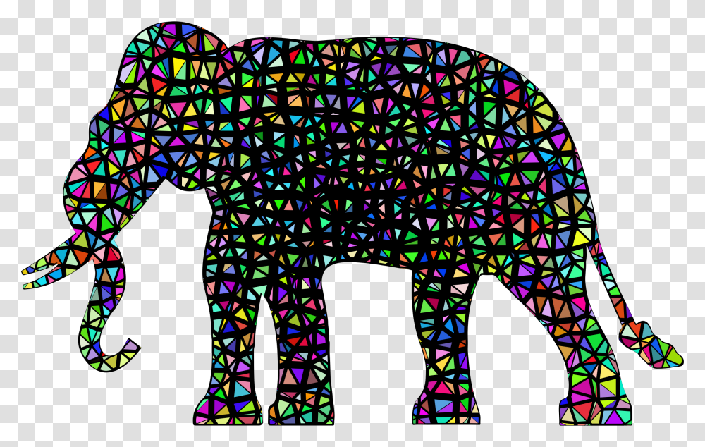 Elephant Silhouette Flying Apart 2 With Background Elephant, Construction Crane, Lighting, Modern Art, Doodle Transparent Png