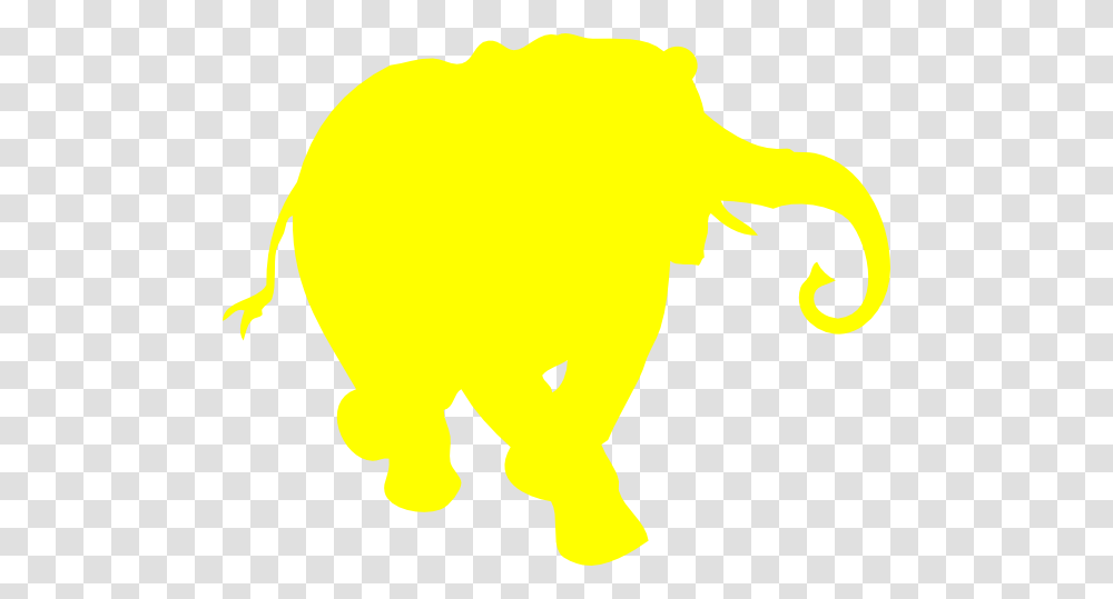 Elephant Silhouette Yellow Clip Art, Light, Security Transparent Png