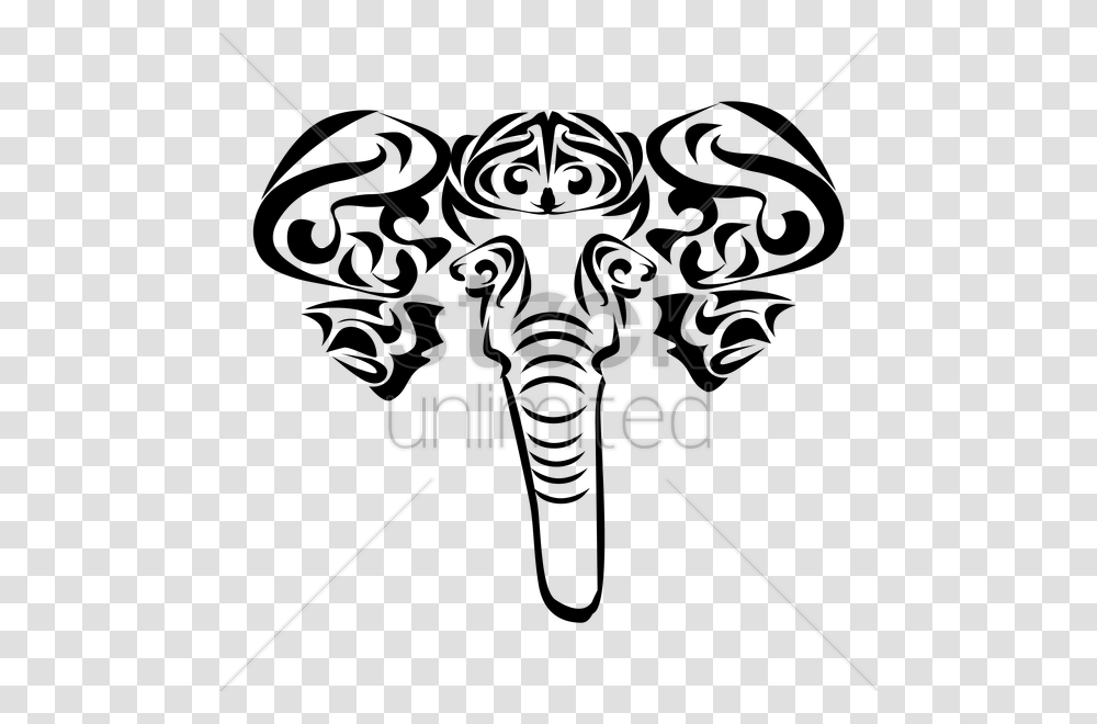 Elephant Tattoo Design Vector Image Tattoo Elephant Designs Vector, Silhouette, Leisure Activities, Logo Transparent Png