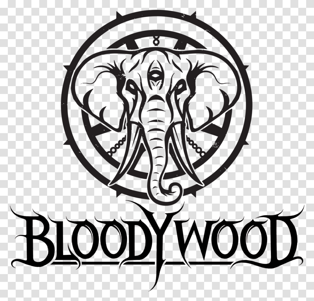 Elephant Text Logo Bloodywood Band, Trademark, Emblem, Tabletop Transparent Png