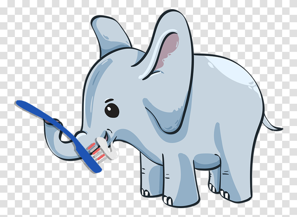 Elephant Toothpaste Clipart Clipart Elephant, Mammal, Animal, Wildlife, Aardvark Transparent Png